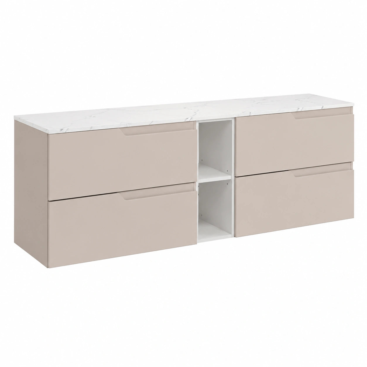 Rodan Moderner Schrank Kaschmir - Kreativregal mit Brettern 60 cm, 60 cm, 140 cm