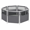 Hochwertige Gartenm?belabdeckung, wasserdicht und UV-best?ndig, 220x220x95 cm, robust und wetterfest, grau